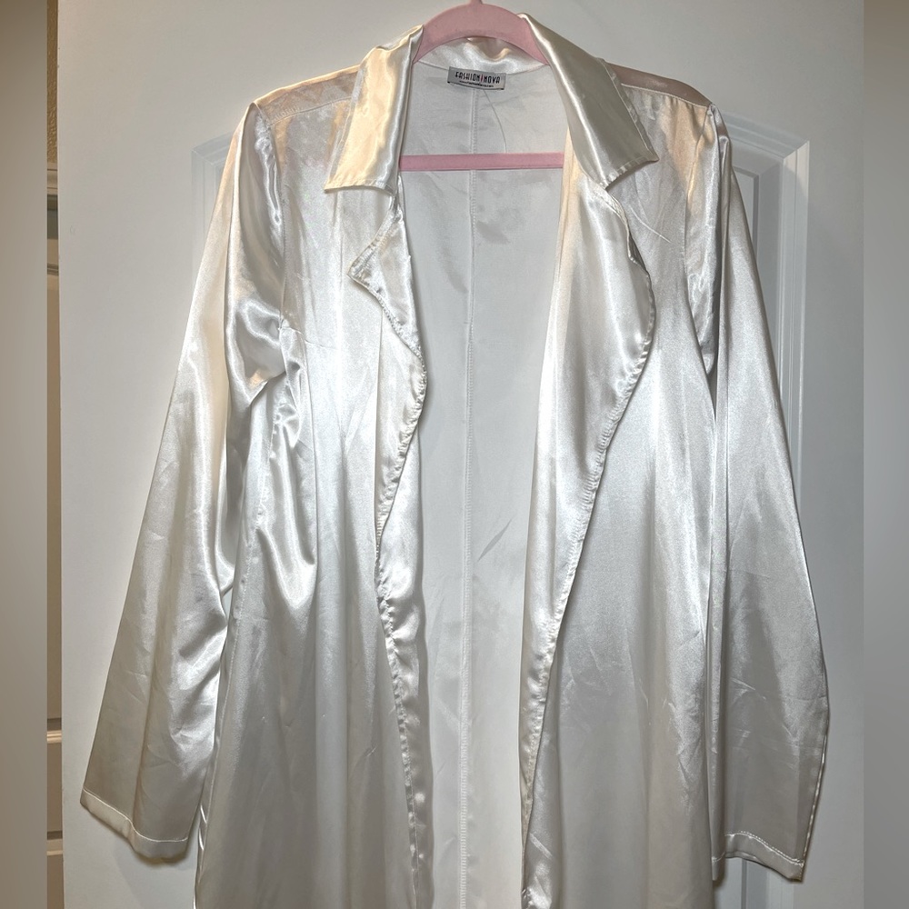 Fashion Nova White Duster